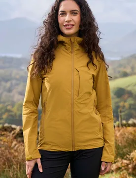 Retreat Womens Packable Softshell Jacket - Yellow - Yellow - Size: 16 - Mountain Warehouse - FashionsVida