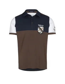 Polo marrón S - Aeronautica Militare - FashionsVida