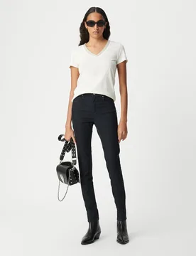 Vaquero pitillo de mujer slim sin lavar powerstretch sculpt up - IKKS - FashionsVida