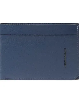 Portafoglio W137r Uomo Pelle Blu - PU1392W137R-BLU - Piquadro - FashionsVida
