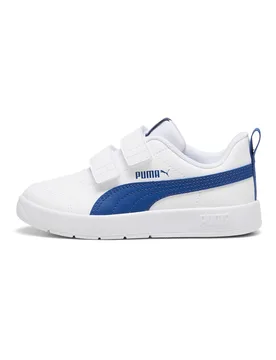 Sneakers bianche e blu con strappi Courtflex V3 V Ps 31 - Puma - FashionsVida