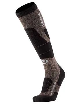 Chaussettes Ski Merino Reflector Grey / Black EU 35-36 Homme - Therm-ic - FashionsVida