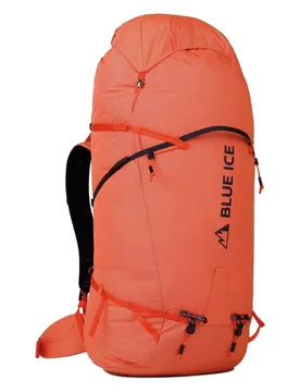 Sac à dos d'alpinisme et d'expédition - Stache 90 Orange - Blue Ice - FashionsVida