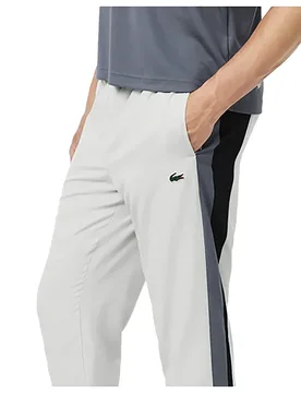 Pantalon De Survêtement Xh6664-00 Grey / Black / Grey M - Lacoste - FashionsVida