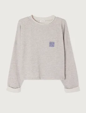 SWEAT COURT ML COL BATEAU US female - S - FashionsVida
