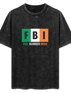 Full Blooded Irish FBI T-Shirt Plus Size Loose Fit T-Shirt - Aliexpress - FashionsVida