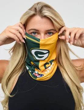 Green Bay Packers Unisex /NFL Neckwarmer - - Size: ONESIZE - Oosc - FashionsVida