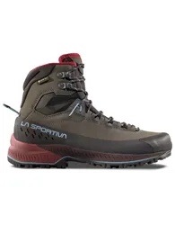 Chaussures de marche d'approche en GORE-TEX® - TX5 Evo Mid GTX W Carbon/Redwood en Cuir - Taille 39,5 - Marron