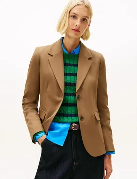 Blazer de mujer estructurado de silueta clásica - Tommy Hilfiger - FashionsVida