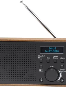 Radio Dab-46 Dark Grey One Size unisex - Denver - FashionsVida