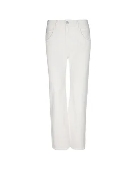Jeans Flared Fit 7/8 LANI TWIST creme 34/L26 damen - Opus - FashionsVida