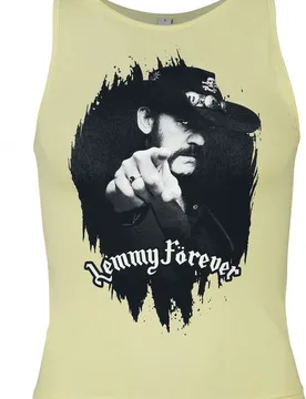 Top - Forever - S bis XXL - für Damen - Größe M - gelb - Lizenziertes Merchandise! - Frauen - female - Lemmy - FashionsVida
