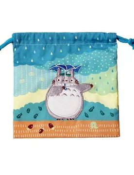 Totoro Sous La Pluie Sac De Rangement Pour La Lessive Mon Voisin Totoro 20 X 19 Cm Multicolor One Size unisex - Marushin - FashionsVida