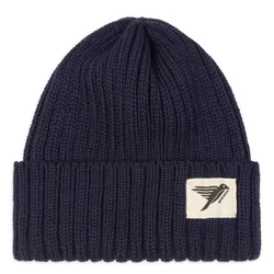 Moffat Merino Wool Beanie - Navy
