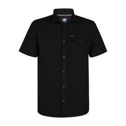 Camicia A Maniche Corte M-1060-sis09 Black 2XL