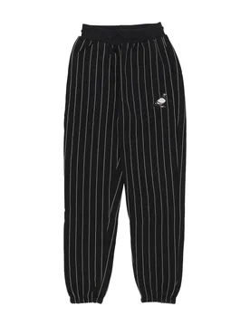 Pantalone Tuta Felpato Uomo Pinstripe Pigeon Sweatpant Black - Staple - FashionsVida