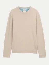 Strickpullover Beige L