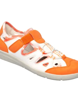 Bequem-Sandale „Bella“ orange 40 Damen - wonderwalk - FashionsVida