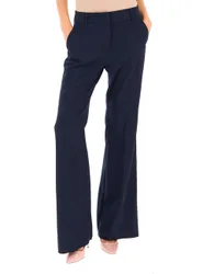 Pantalone wide leg BLU SCURO 48