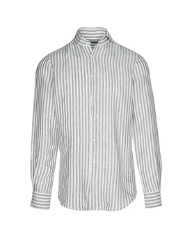 Leinenhemd LANO-W dunkelgrün 41 Herren - Windsor - FashionsVida