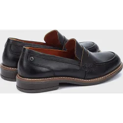 Mocasines de mujer de piel con plantilla extraíble
