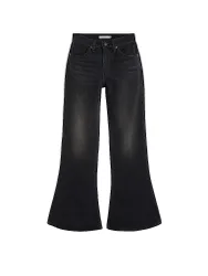 Jeans Flared Fit negro 28/L33