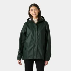 Women's Moss Iconic Waterproof Rain Jacket Green XS - Dark Jungle Green - Female