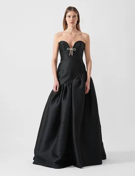 Vestido de noche NEGRO negro 34 - Anelia Peschev - FashionsVida