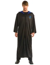 Ravenclaw-Kostümumhang Harry Potter Halloweenkostüm schwarz-blau