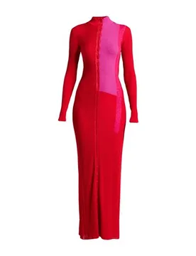FENDI Maxi-Kleid Damen Rot 34 Damen - Fendi - FashionsVida