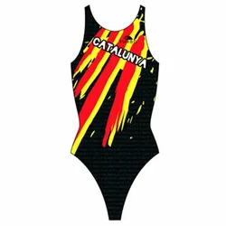Catalonia Pro Resist Swimsuit Black 9-10 Years Girls