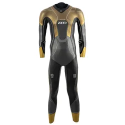 Vanquish X Ltd Long Sleeve Neoprene Wetsuit Gunmetal / Gold M Men