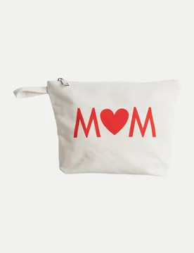 Opus Canvas Clutch Amom Weiß - Opus - FashionsVida