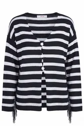Cardigan - 471733 - Bianco/Nero