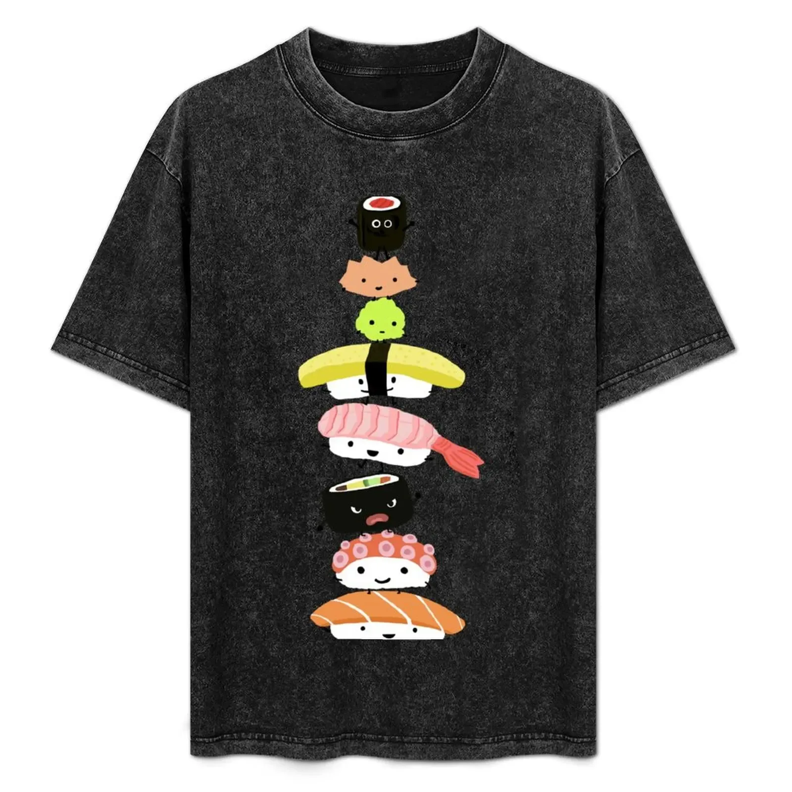 Sushi Stack T-Shirt Big Size Short Sleeve Casual Top - Aliexpress - FashionsVida