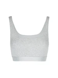 Bustier CORE RIB grey melange hellgrau XL damen