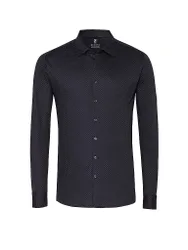Jerseyhemd Slim Fit blu XXL