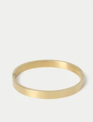 Auto Stainless Bangle Gold male