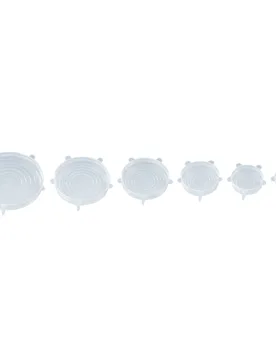 Silikon-Flexi-Deckel, 6 Stück transparent - genialo - FashionsVida