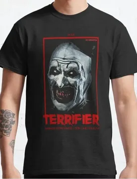 Retro Horror Movie Terrifier Art The Clown Killer Scary Halloween Gift T Shirt Short Sleeve Graphic clothes All size tops S-6XL - Aliexpress - FashionsVida