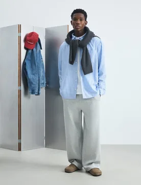 Camisa de manga larga de hombre de rayas - Green Coast - FashionsVida