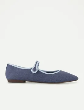 Zapato plano de mujer mercedita doble tira - Tintoretto - FashionsVida