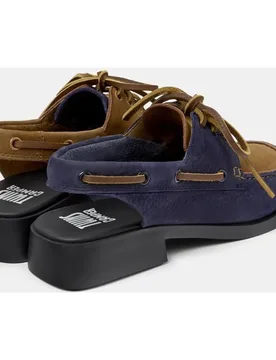 Mules de mujer de piel donna twins - Camper - FashionsVida