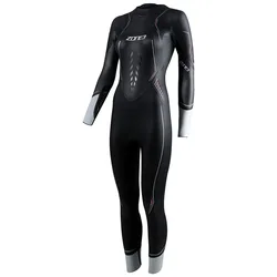 Aspire Woman Long Sleeve Neoprene Wetsuit Black / Chalk S Women