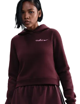 Sportswear Damen Kapuzenpullover - Rot - Größe 36 - Baumwoll-Jersey Red 36 - Nike - FashionsVida