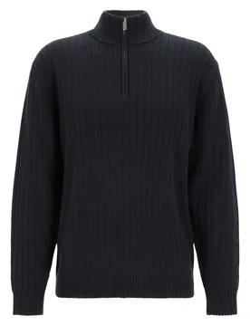 XL PULLOVER HALF ZIP NAVY male - XL - FashionsVida