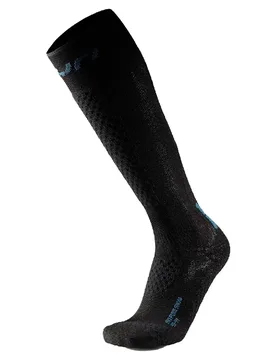Chaussettes Longues Ski One Pure Snow Black / Blue EU 45-47 - Uyn - FashionsVida