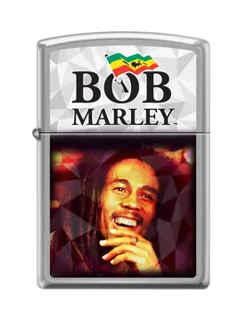 Feuerzeug - Zippo - Brushed Chrome - Lizenziertes Merchandise! - None - unisex - Bob Marley - FashionsVida