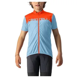 Maglia A Maniche Corte Neo Prologo Baby Blue / Red Lava