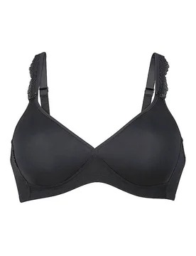 Sujetador sin aros SELMA black negro 90C - Rosa Faia - FashionsVida